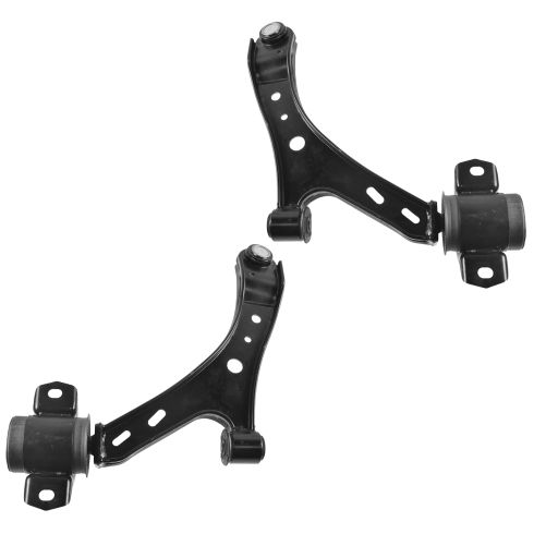 Ford Mustang Front Driver & Passenger Side 2 Piece Control Arm with Ball Joint Set TRQ PSA62189