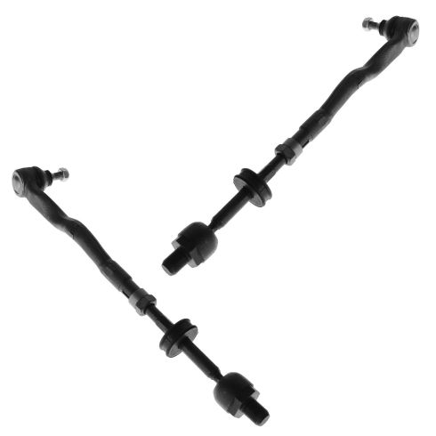 BMW Driver & Passenger Side 2 Piece Tie Rod Set TRQ PSA54737
