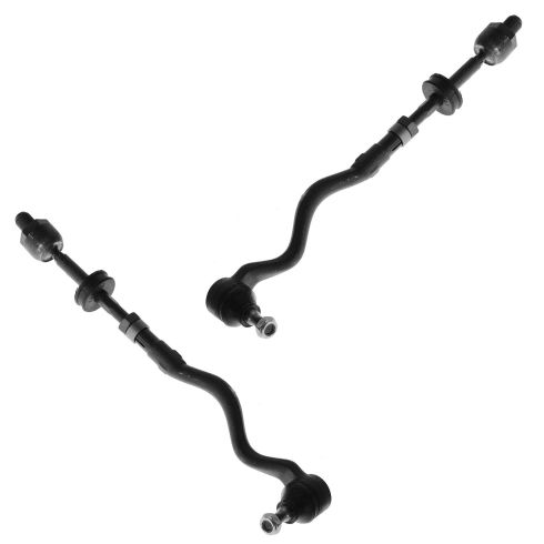 BMW Driver & Passenger Side 2 Piece Tie Rod Set TRQ PSA54737