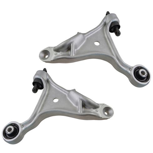 1999-06 Volvo S80 Front Driver & Passenger Side Lower 2 Piece Control Arm Set TRQ PSA62772