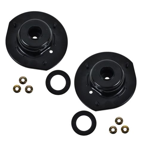 Dodge Chrysler Front Driver & Passenger Side 2 Piece Strut Mount Set with Bearing TRQ SKA53595