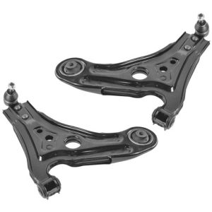 Chevrolet Aveo Aveo 5 Pontiac G3 Front Driver & Passenger Side 2 Piece Control Arm with Ball Joint Set TRQ PSA62364