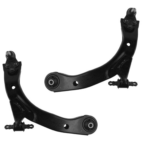 Chevrolet Pontiac Saturn Front Driver & Passenger Side 2 Piece Control Arm with Ball Joint Set TRQ PSA62374