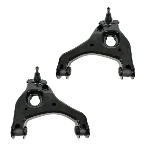 Chevrolet GMC Front Driver & Passenger Side 2 Piece Control Arm with Ball Joint Set TRQ PSA62396