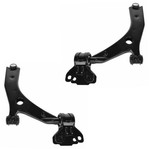 2010-13 Mazda 3 Front Driver & Passenger Side 2 Piece Control Arm with Ball Joint Set TRQ PSA62473