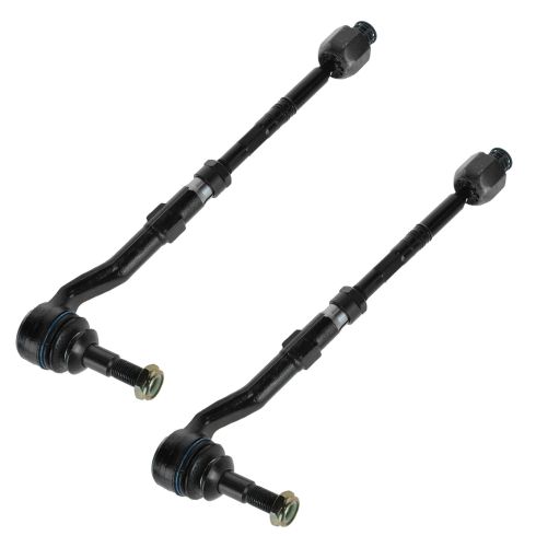 BMW Front Driver & Passenger Side 2 Piece Tie Rod Set TRQ PSA54747