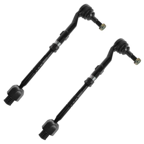 BMW Front Driver & Passenger Side 2 Piece Tie Rod Set TRQ PSA54747