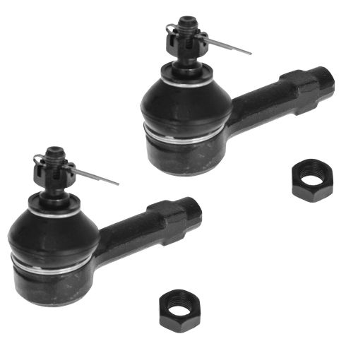 2002-07 Mitsubishi Lancer Front Inner & Outer 4 Piece Tie Rod Set TRQ PSA55077