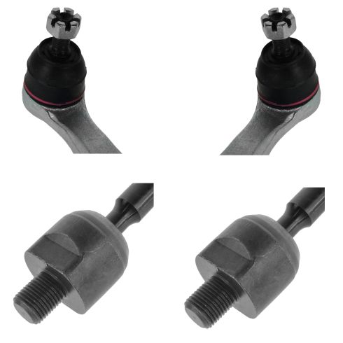 Honda Accord Acura CL TL Front 4 Piece Tie Rod Set TRQ PSA55079