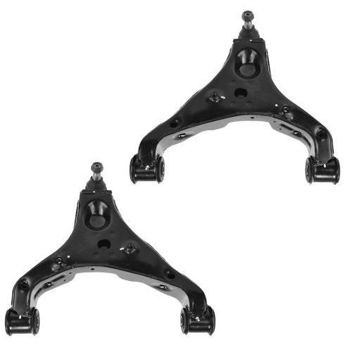 Dodge Mercedes Benz Freightliner Front Driver & Passenger Side 2 Piece Control Arm with Ball Joint Set TRQ PSA62484