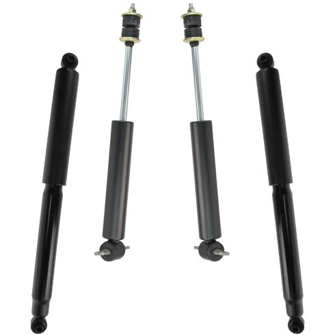 Dodge Dakota Durango Front & Rear 4 Piece Shock Absorber Set TRQ SBA60103