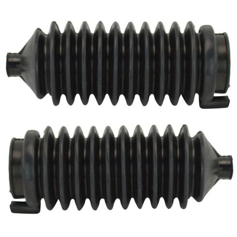 Front Driver & Passenger Side 2 Piece Steering Rack & Pinion Bellows Set TRQ PSA66638