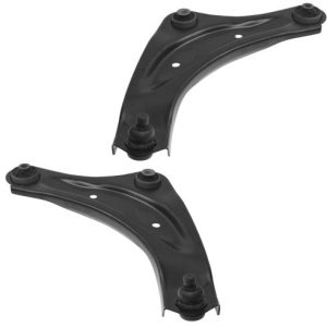 2011-17 Nissan Juke Leaf Front Driver & Passenger Side 2 Piece Control Arm with Ball Joint Set TRQ PSA62498