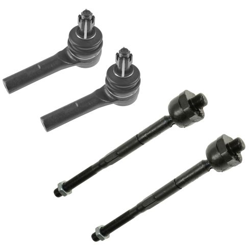2004-05 Chevrolet Colorado GMC Canyon Front 4 Piece Tie Rod Set TRQ PSA55159