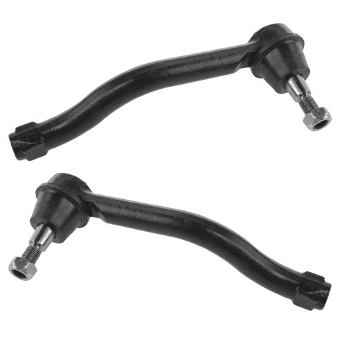 Nissan Altima Maxima Murano Front Driver & Passenger Side 2 Piece Tie Rod Set TRQ PSA55168