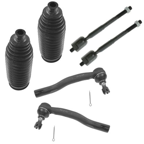 2002-03 Toyota Camry Lexus ES300 Front 6 Piece Steering Kit TRQ PSA58504