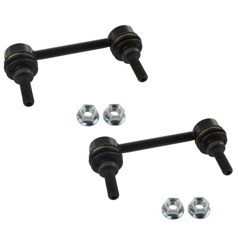 Hummer H3 H3T Front Driver & Passenger Side 2 Piece Sway Bar Link Set TRQ PSA55858