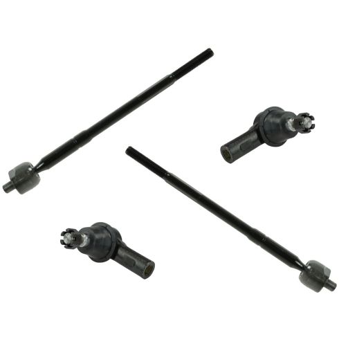 Honda Isuzu Front 4 Piece Tie Rod Set TRQ PSA55205