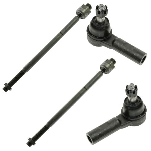 Dodge Ram 1500 Ram 1500 Front 4 Piece Tie Rod Set TRQ PSA55212