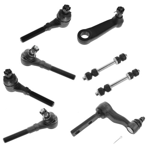 Ford Lincoln Front 8 Piece Steering & Suspension Kit TRQ PSA59072