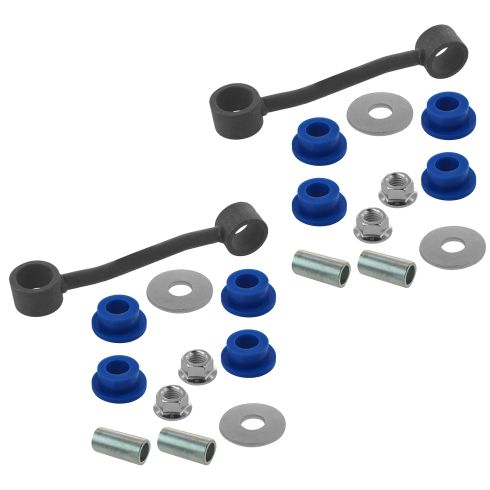 Jeep Liberty Dodge Nitro Front Driver & Passenger Side 2 Piece Sway Bar Link Set TRQ PSA55881