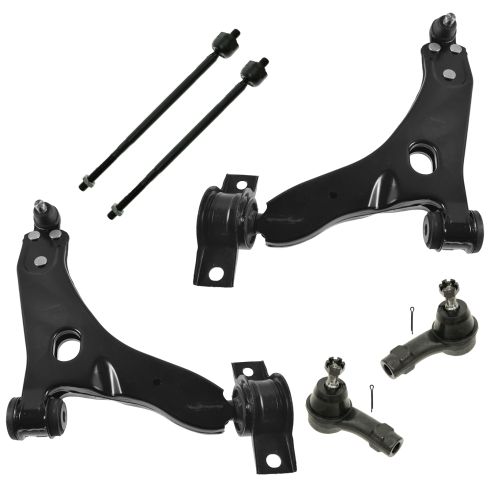 Ford Focus Front 6 Piece Steering & Suspension Kit TRQ PSA59094