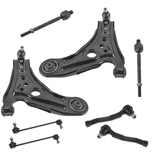 Chevrolet Aveo Aveo 5 Pontiac G3 Front 8 Piece Steering & Suspension Kit TRQ PSA59166