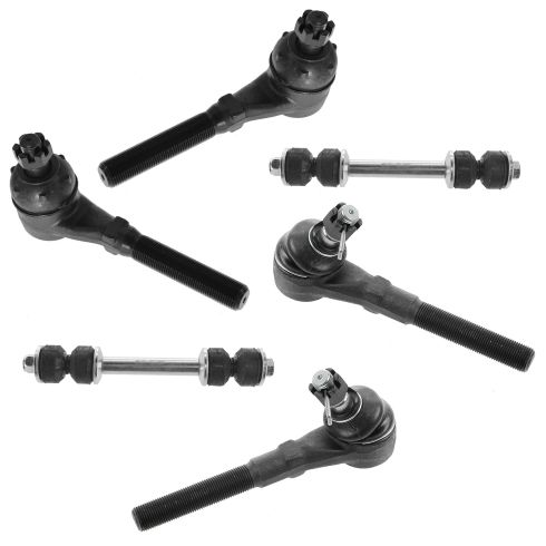 Ford Lincoln Front 6 Piece Steering & Suspension Kit TRQ PSA59168