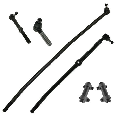 1994-97 Dodge Ram 2500 3500 Front 6 Piece Steering Kit TRQ PSA55287