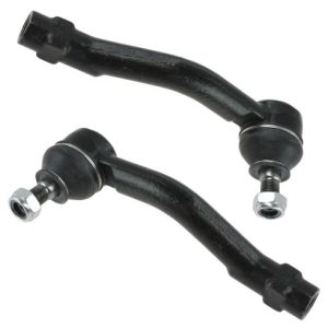 Hyundai Kia Front Driver & Passenger Side 2 Piece Tie Rod Set TRQ PSA55309