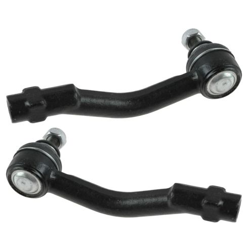Hyundai Kia Front Driver & Passenger Side 2 Piece Tie Rod Set TRQ PSA55309