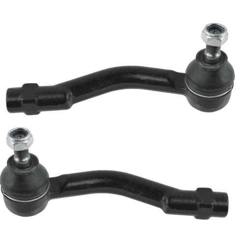 Hyundai Kia Front Driver & Passenger Side 2 Piece Tie Rod Set TRQ PSA55309