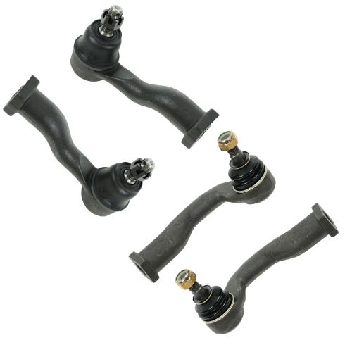 1995-02 Kia Sportage Front Inner & Outer 4 Piece Tie Rod Set TRQ PSA55315