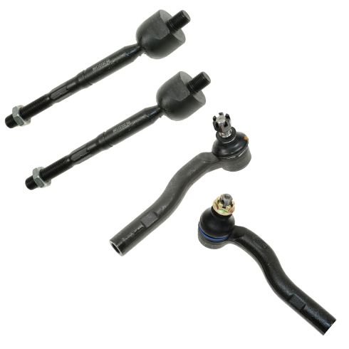 Lexus GS300 GS400 GS430 Front 4 Piece Tie Rod Set TRQ PSA55329