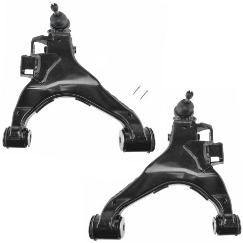 Toyota Sequoia Tundra Front Driver & Passenger Side 2 Piece Control Arm with Ball Joint Set TRQ PSA62542