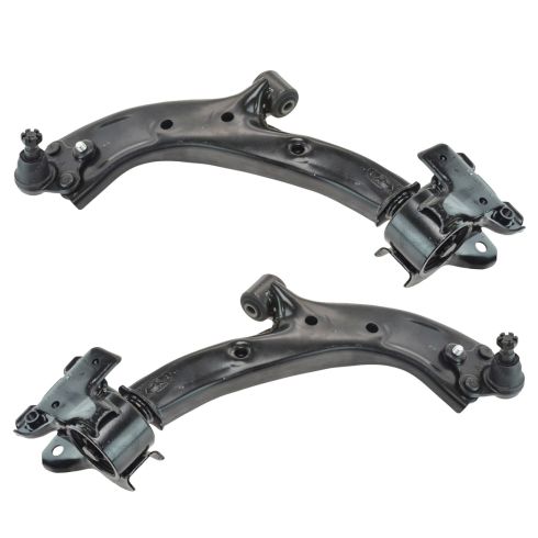 2007-11 Honda CR-V Front Driver & Passenger Side Lower 2 Piece Control Arm with Ball Joint Set TRQ PSA62545