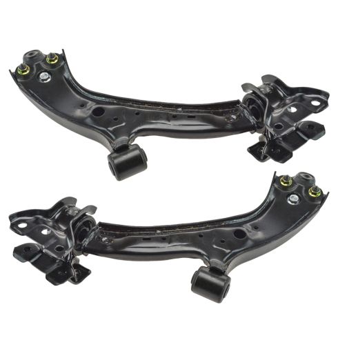 2007-11 Honda CR-V Front Driver & Passenger Side Lower 2 Piece Control Arm with Ball Joint Set TRQ PSA62545