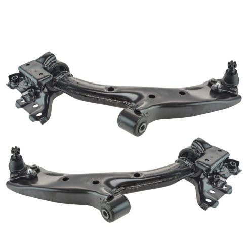 2007-11 Honda CR-V Front Driver & Passenger Side Lower 2 Piece Control Arm with Ball Joint Set TRQ PSA62545