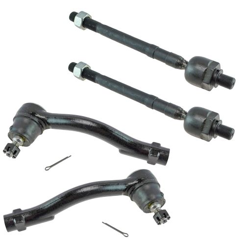 Hyundai Tucson Kia Sportage Front 4 Piece Tie Rod Set TRQ PSA55362