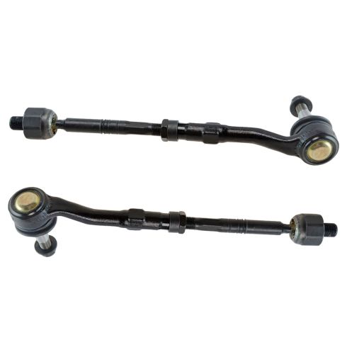 BMW Front Driver & Passenger Side 2 Piece Tie Rod Set TRQ PSA54749