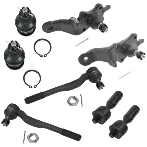 1996-02 Toyota 4Runner Front 8 Piece Steering & Suspension Kit TRQ PSA59369