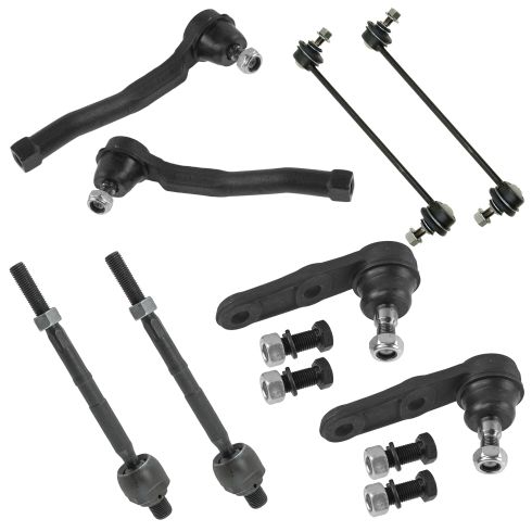 Chevrolet Aveo Aveo 5 Pontiac G3 Front 8 Piece Steering & Suspension Kit TRQ PSA59380