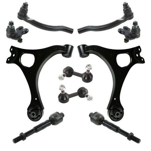 Honda Civic Front 10 Piece Steering & Suspension Kit TRQ PSA59390