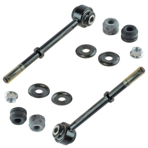 2005-07 Ford Front Driver & Passenger Side 2 Piece Sway Bar Link Set TRQ PSA55938