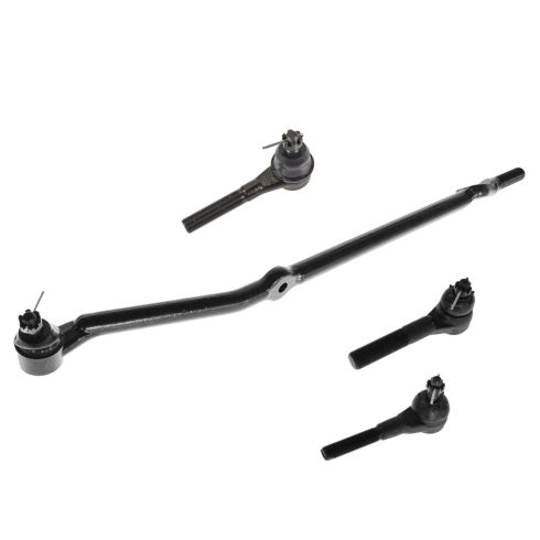 Jeep Cherokee Comanche 4 Piece Tie Rod Set TRQ PSA55401