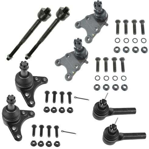 2004-05 Chevrolet Colorado GMC Canyon Front 8 Piece Steering & Suspension Kit TRQ PSA59432
