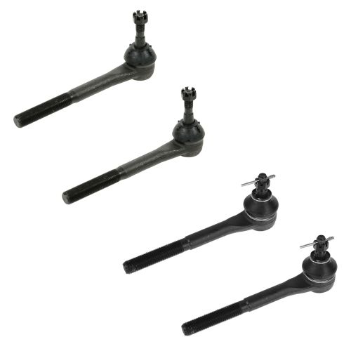 Chevrolet GMC Cadillac Front 4 Piece Tie Rod Set TRQ PSA55407