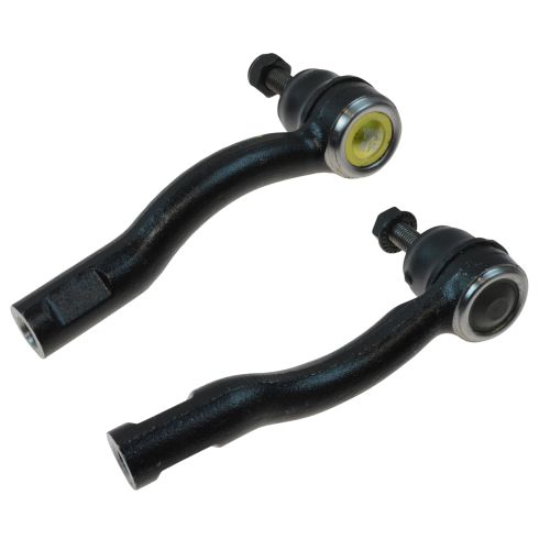 2007-12 Nissan Sentra Front Inner & Outer 4 Piece Tie Rod Set TRQ PSA55415