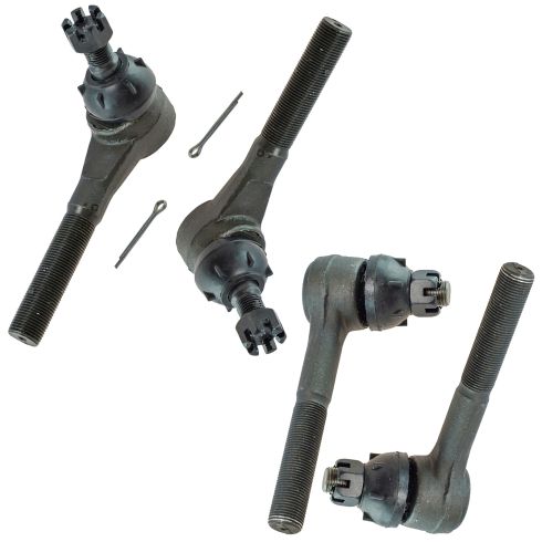 Dodge Front 4 Piece Tie Rod Set TRQ PSA55433