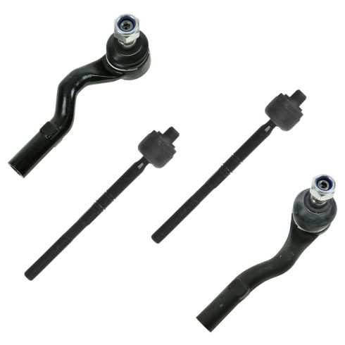 Mercedes Benz Front 4 Piece Tie Rod Set TRQ PSA55443